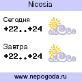 Прогноз погоды в городе Nicosia