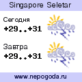 Прогноз погоды в городе Singapore Seletar