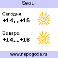 Прогноз погоды в городе Seoul