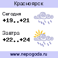 Прогноз погоды в городе Красноярск